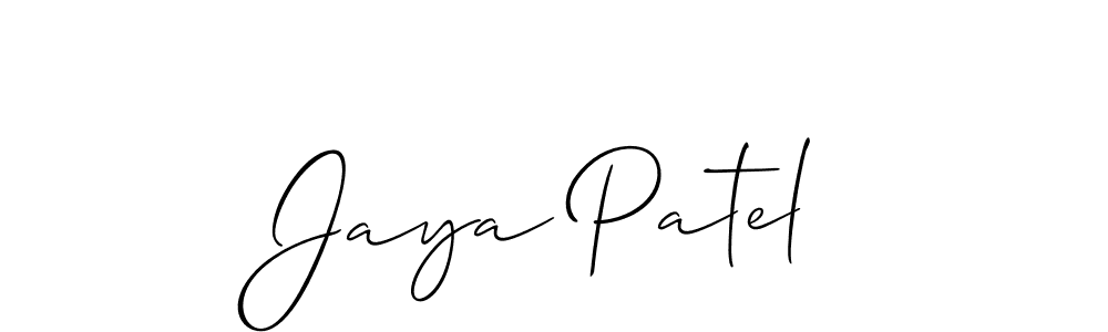 How to Draw Jaya Patel signature style? Allison_Script is a latest design signature styles for name Jaya Patel. Jaya Patel signature style 2 images and pictures png