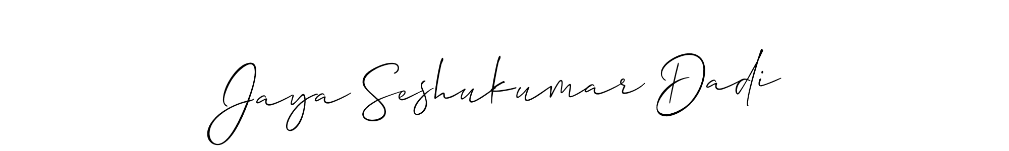 See photos of Jaya Seshukumar Dadi official signature by Spectra . Check more albums & portfolios. Read reviews & check more about Allison_Script font. Jaya Seshukumar Dadi signature style 2 images and pictures png