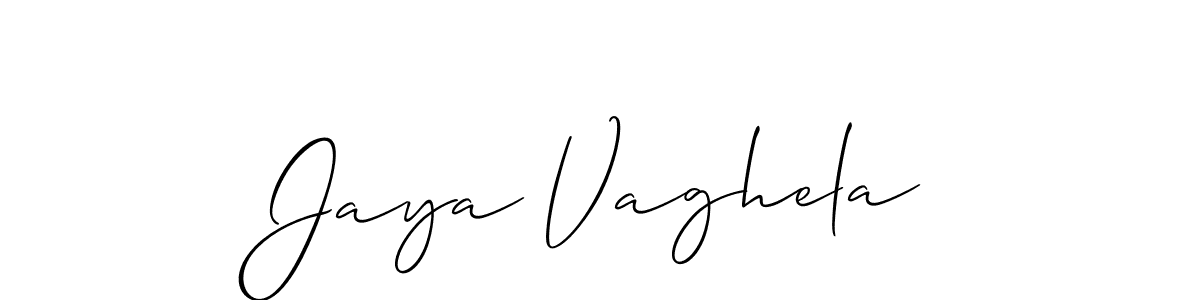 How to Draw Jaya Vaghela signature style? Allison_Script is a latest design signature styles for name Jaya Vaghela. Jaya Vaghela signature style 2 images and pictures png
