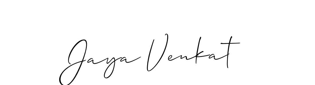 Similarly Allison_Script is the best handwritten signature design. Signature creator online .You can use it as an online autograph creator for name Jaya Venkat. Jaya Venkat signature style 2 images and pictures png