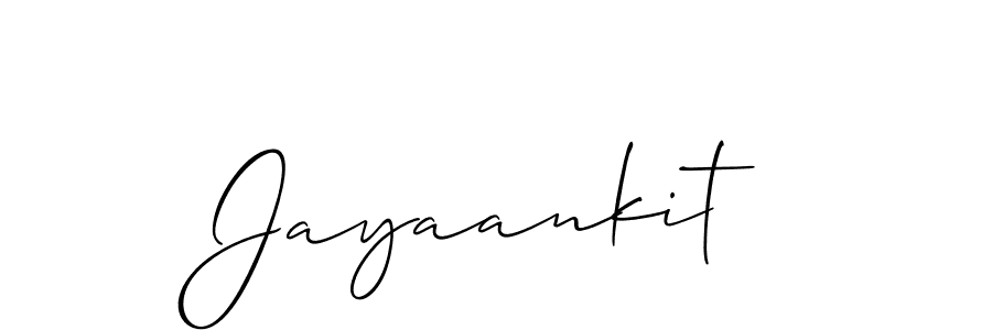 The best way (Allison_Script) to make a short signature is to pick only two or three words in your name. The name Jayaankit include a total of six letters. For converting this name. Jayaankit signature style 2 images and pictures png