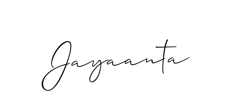 Make a short Jayaanta signature style. Manage your documents anywhere anytime using Allison_Script. Create and add eSignatures, submit forms, share and send files easily. Jayaanta signature style 2 images and pictures png