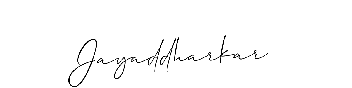 Make a beautiful signature design for name Jayaddharkar. Use this online signature maker to create a handwritten signature for free. Jayaddharkar signature style 2 images and pictures png