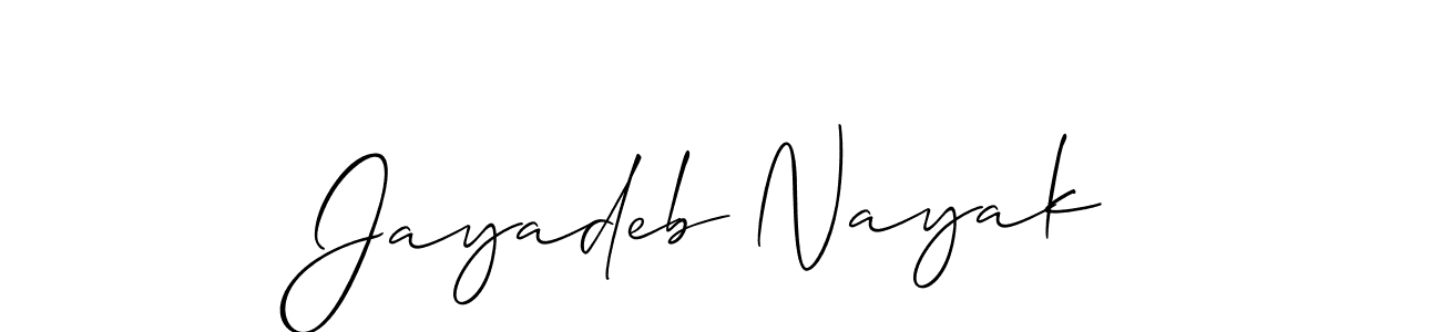 Also You can easily find your signature by using the search form. We will create Jayadeb Nayak name handwritten signature images for you free of cost using Allison_Script sign style. Jayadeb Nayak signature style 2 images and pictures png