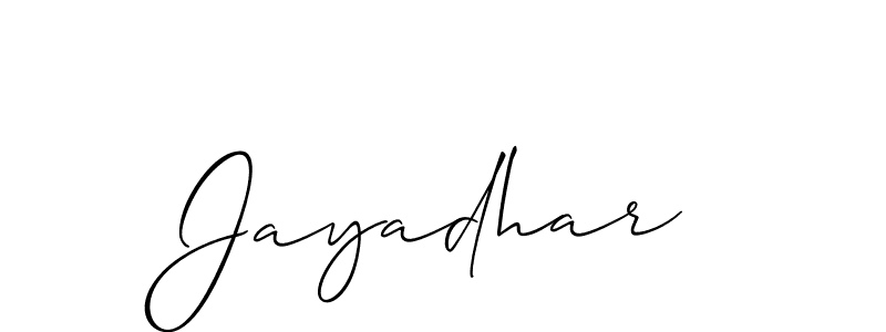 Best and Professional Signature Style for Jayadhar. Allison_Script Best Signature Style Collection. Jayadhar signature style 2 images and pictures png