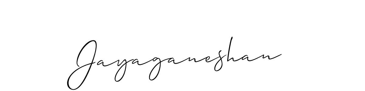 if you are searching for the best signature style for your name Jayaganeshan. so please give up your signature search. here we have designed multiple signature styles  using Allison_Script. Jayaganeshan signature style 2 images and pictures png
