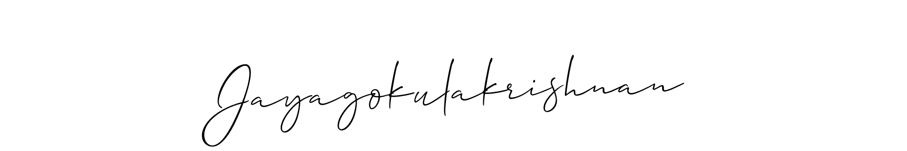 Best and Professional Signature Style for Jayagokulakrishnan. Allison_Script Best Signature Style Collection. Jayagokulakrishnan signature style 2 images and pictures png