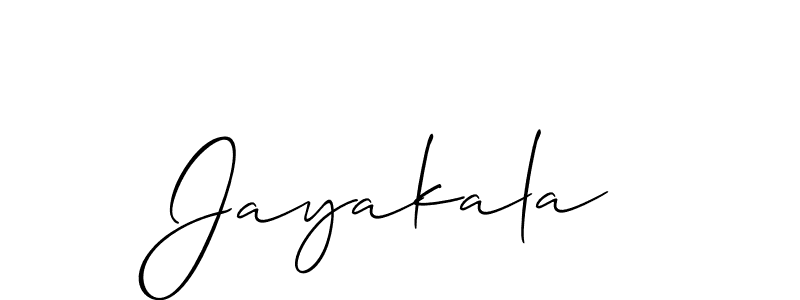 How to make Jayakala name signature. Use Allison_Script style for creating short signs online. This is the latest handwritten sign. Jayakala signature style 2 images and pictures png