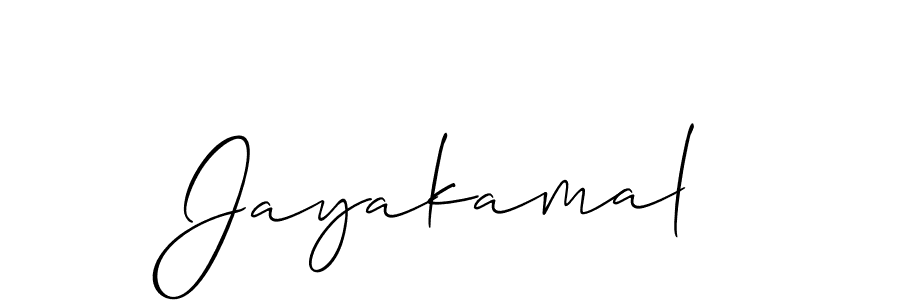 How to Draw Jayakamal signature style? Allison_Script is a latest design signature styles for name Jayakamal. Jayakamal signature style 2 images and pictures png