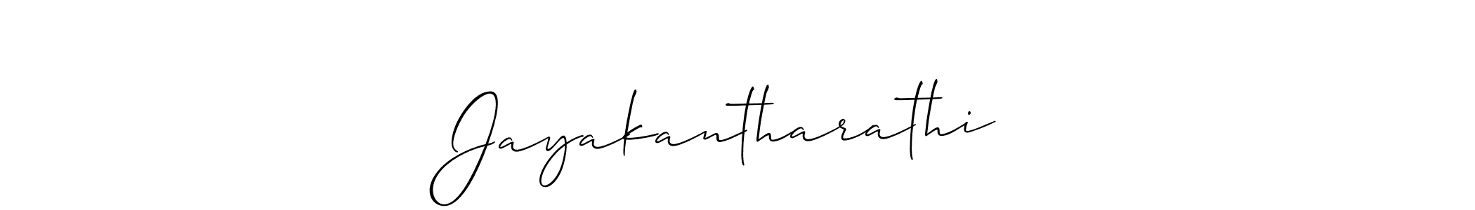 Also we have Jayakantharathi❤️ name is the best signature style. Create professional handwritten signature collection using Allison_Script autograph style. Jayakantharathi❤️ signature style 2 images and pictures png