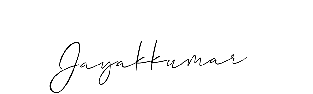 Allison_Script is a professional signature style that is perfect for those who want to add a touch of class to their signature. It is also a great choice for those who want to make their signature more unique. Get Jayakkumar name to fancy signature for free. Jayakkumar signature style 2 images and pictures png
