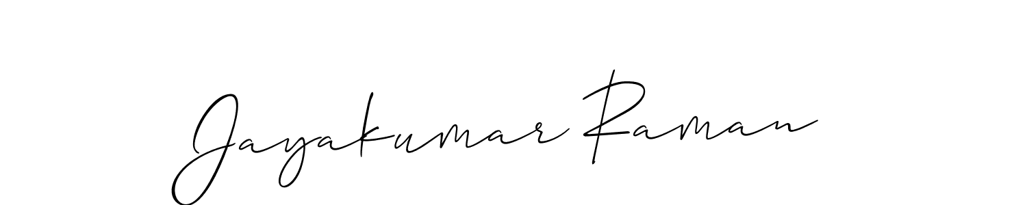 This is the best signature style for the Jayakumar Raman name. Also you like these signature font (Allison_Script). Mix name signature. Jayakumar Raman signature style 2 images and pictures png