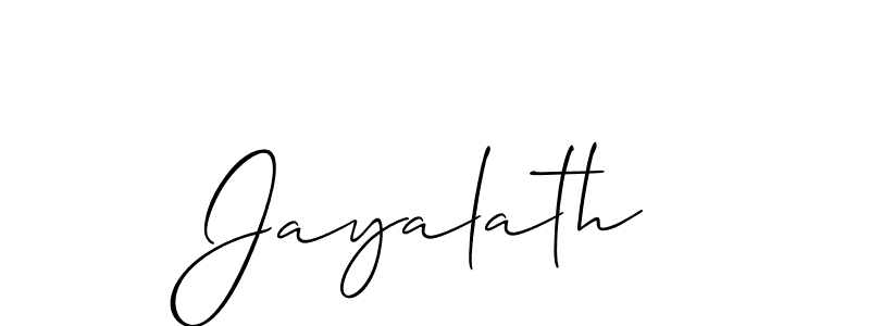 Also You can easily find your signature by using the search form. We will create Jayalath name handwritten signature images for you free of cost using Allison_Script sign style. Jayalath signature style 2 images and pictures png