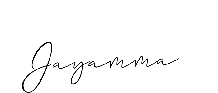 Allison_Script is a professional signature style that is perfect for those who want to add a touch of class to their signature. It is also a great choice for those who want to make their signature more unique. Get Jayamma name to fancy signature for free. Jayamma signature style 2 images and pictures png