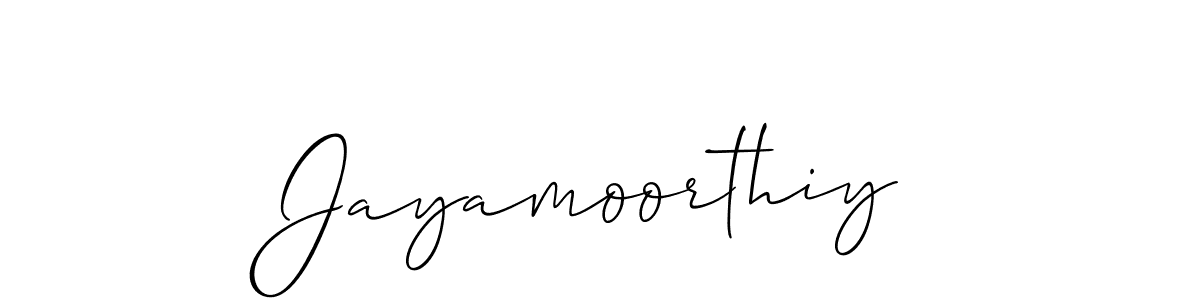 Make a short Jayamoorthiy signature style. Manage your documents anywhere anytime using Allison_Script. Create and add eSignatures, submit forms, share and send files easily. Jayamoorthiy signature style 2 images and pictures png
