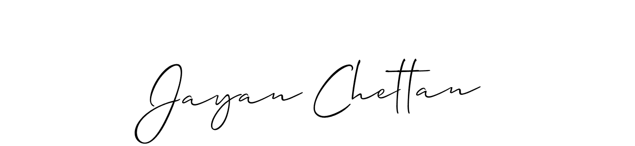Similarly Allison_Script is the best handwritten signature design. Signature creator online .You can use it as an online autograph creator for name Jayan Chettan. Jayan Chettan signature style 2 images and pictures png