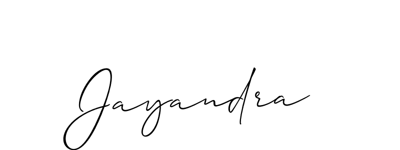 It looks lik you need a new signature style for name Jayandra. Design unique handwritten (Allison_Script) signature with our free signature maker in just a few clicks. Jayandra signature style 2 images and pictures png