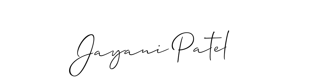 Once you've used our free online signature maker to create your best signature Allison_Script style, it's time to enjoy all of the benefits that Jayani Patel name signing documents. Jayani Patel signature style 2 images and pictures png