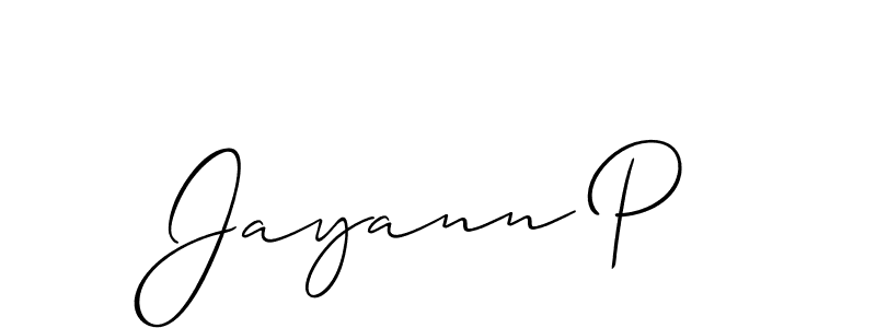 Make a short Jayann P signature style. Manage your documents anywhere anytime using Allison_Script. Create and add eSignatures, submit forms, share and send files easily. Jayann P signature style 2 images and pictures png