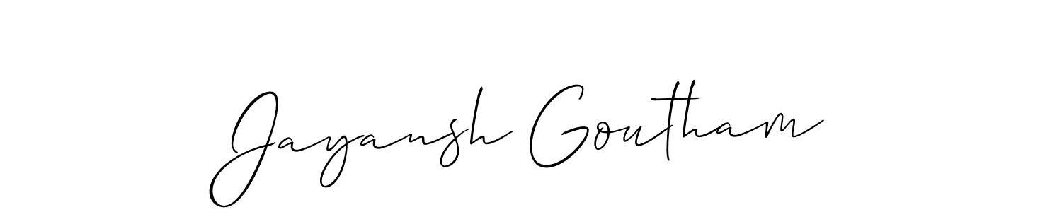 Here are the top 10 professional signature styles for the name Jayansh Goutham. These are the best autograph styles you can use for your name. Jayansh Goutham signature style 2 images and pictures png