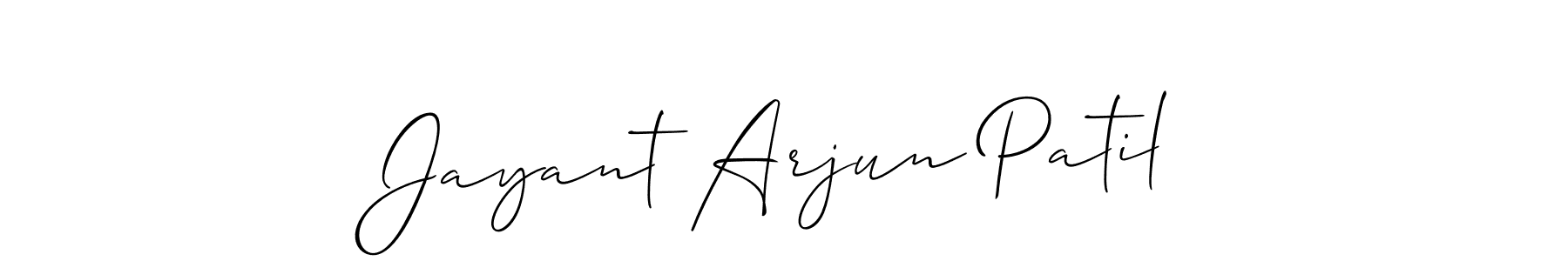 Once you've used our free online signature maker to create your best signature Allison_Script style, it's time to enjoy all of the benefits that Jayant Arjun Patil name signing documents. Jayant Arjun Patil signature style 2 images and pictures png