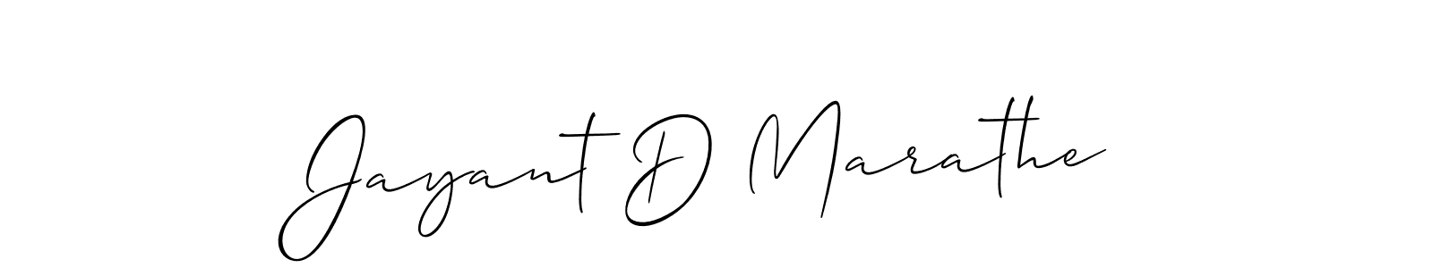 How to Draw Jayant D Marathe signature style? Allison_Script is a latest design signature styles for name Jayant D Marathe. Jayant D Marathe signature style 2 images and pictures png