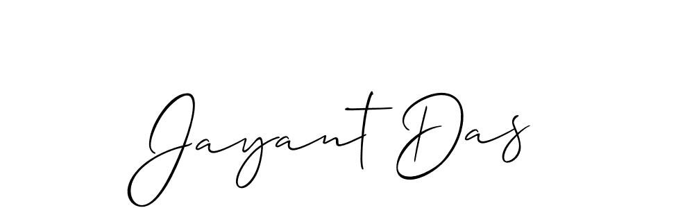How to make Jayant Das signature? Allison_Script is a professional autograph style. Create handwritten signature for Jayant Das name. Jayant Das signature style 2 images and pictures png