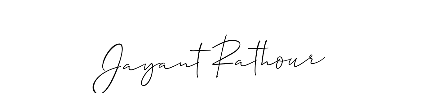 How to Draw Jayant Rathour signature style? Allison_Script is a latest design signature styles for name Jayant Rathour. Jayant Rathour signature style 2 images and pictures png