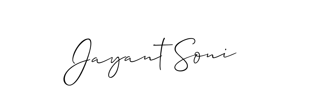 Similarly Allison_Script is the best handwritten signature design. Signature creator online .You can use it as an online autograph creator for name Jayant Soni. Jayant Soni signature style 2 images and pictures png