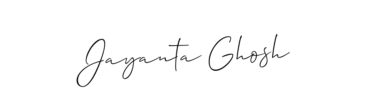 You should practise on your own different ways (Allison_Script) to write your name (Jayanta Ghosh) in signature. don't let someone else do it for you. Jayanta Ghosh signature style 2 images and pictures png