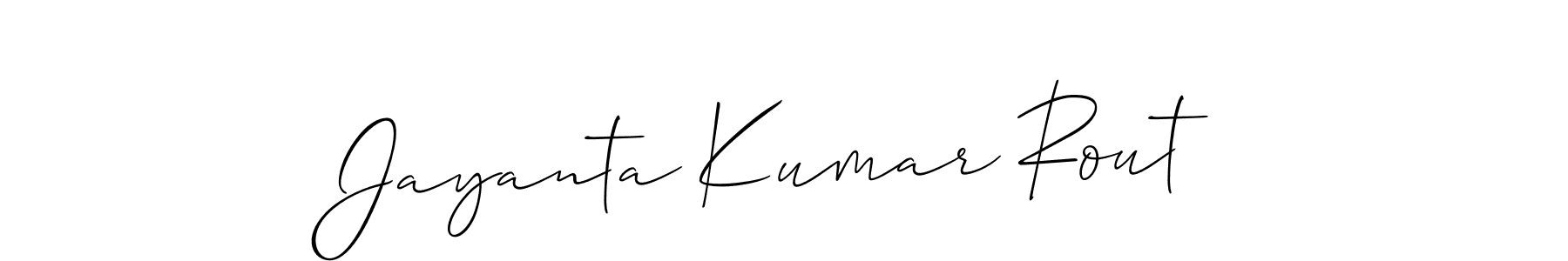 This is the best signature style for the Jayanta Kumar Rout name. Also you like these signature font (Allison_Script). Mix name signature. Jayanta Kumar Rout signature style 2 images and pictures png