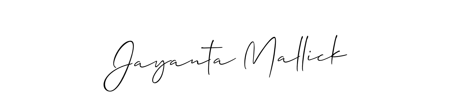 How to Draw Jayanta Mallick signature style? Allison_Script is a latest design signature styles for name Jayanta Mallick. Jayanta Mallick signature style 2 images and pictures png