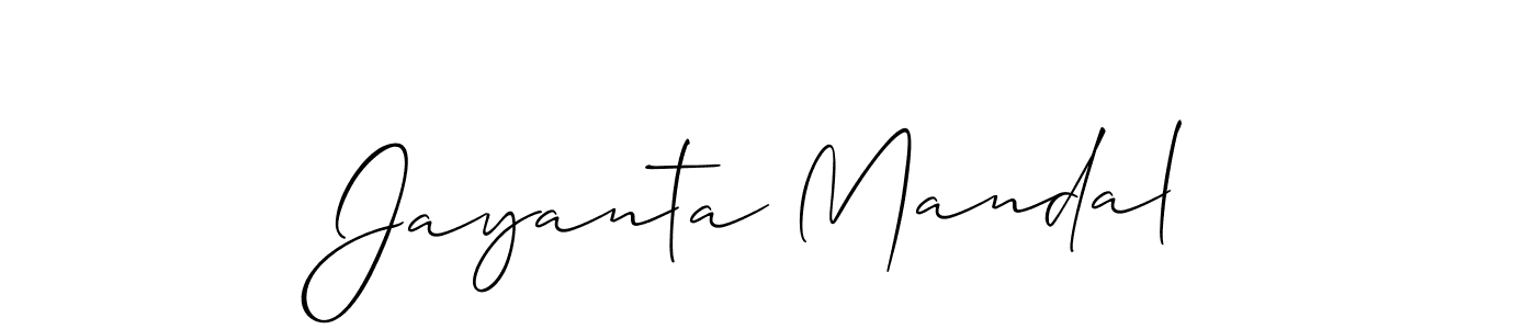 How to Draw Jayanta Mandal signature style? Allison_Script is a latest design signature styles for name Jayanta Mandal. Jayanta Mandal signature style 2 images and pictures png
