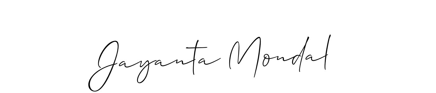 The best way (Allison_Script) to make a short signature is to pick only two or three words in your name. The name Jayanta Mondal include a total of six letters. For converting this name. Jayanta Mondal signature style 2 images and pictures png