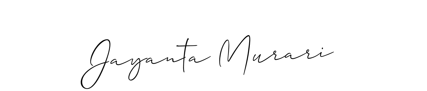 It looks lik you need a new signature style for name Jayanta Murari. Design unique handwritten (Allison_Script) signature with our free signature maker in just a few clicks. Jayanta Murari signature style 2 images and pictures png