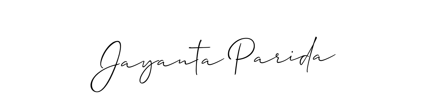 Jayanta Parida stylish signature style. Best Handwritten Sign (Allison_Script) for my name. Handwritten Signature Collection Ideas for my name Jayanta Parida. Jayanta Parida signature style 2 images and pictures png