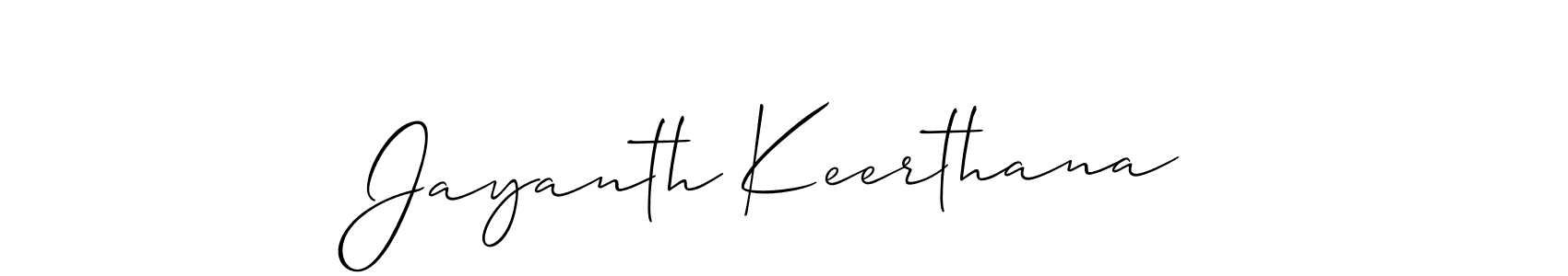 Make a beautiful signature design for name Jayanth Keerthana. Use this online signature maker to create a handwritten signature for free. Jayanth Keerthana signature style 2 images and pictures png
