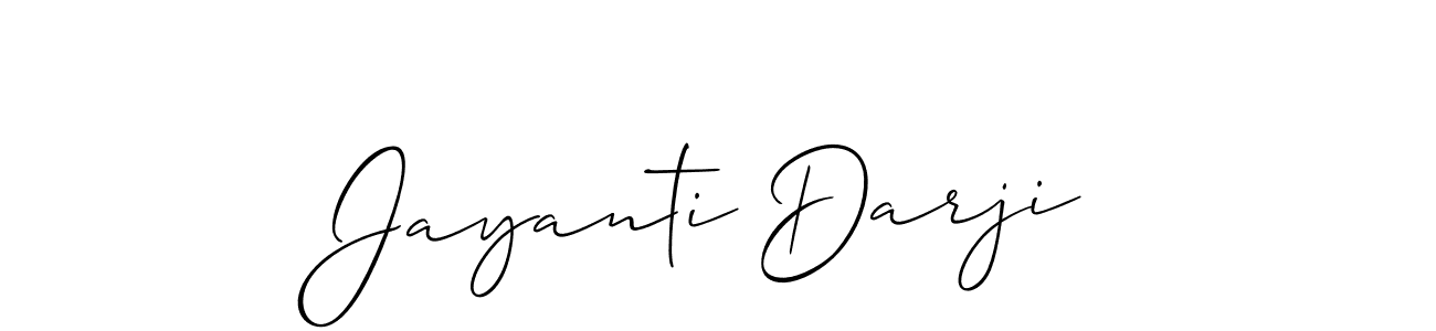 Similarly Allison_Script is the best handwritten signature design. Signature creator online .You can use it as an online autograph creator for name Jayanti Darji. Jayanti Darji signature style 2 images and pictures png