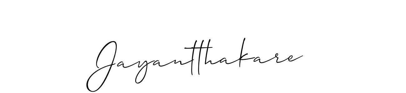 It looks lik you need a new signature style for name Jayantthakare. Design unique handwritten (Allison_Script) signature with our free signature maker in just a few clicks. Jayantthakare signature style 2 images and pictures png