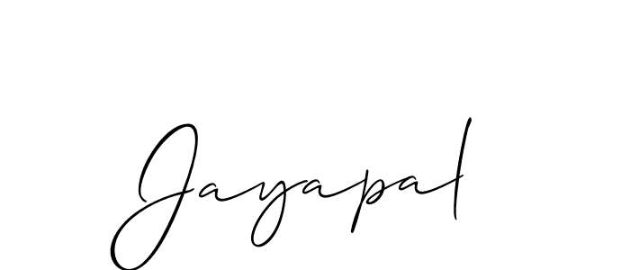 Create a beautiful signature design for name Jayapal. With this signature (Allison_Script) fonts, you can make a handwritten signature for free. Jayapal signature style 2 images and pictures png