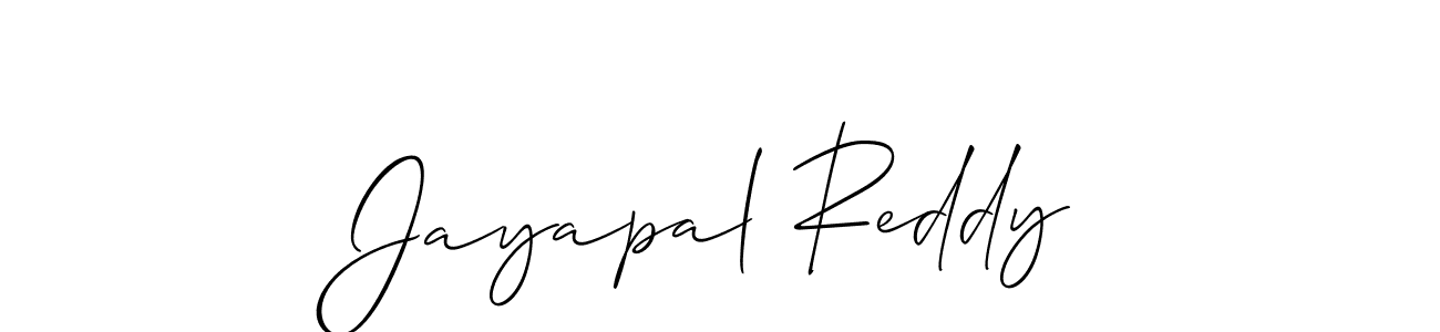 Create a beautiful signature design for name Jayapal Reddy. With this signature (Allison_Script) fonts, you can make a handwritten signature for free. Jayapal Reddy signature style 2 images and pictures png