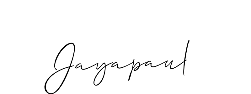 Jayapaul stylish signature style. Best Handwritten Sign (Allison_Script) for my name. Handwritten Signature Collection Ideas for my name Jayapaul. Jayapaul signature style 2 images and pictures png
