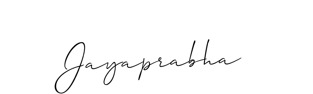 Make a beautiful signature design for name Jayaprabha. Use this online signature maker to create a handwritten signature for free. Jayaprabha signature style 2 images and pictures png
