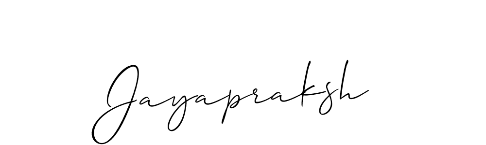 Create a beautiful signature design for name Jayapraksh. With this signature (Allison_Script) fonts, you can make a handwritten signature for free. Jayapraksh signature style 2 images and pictures png