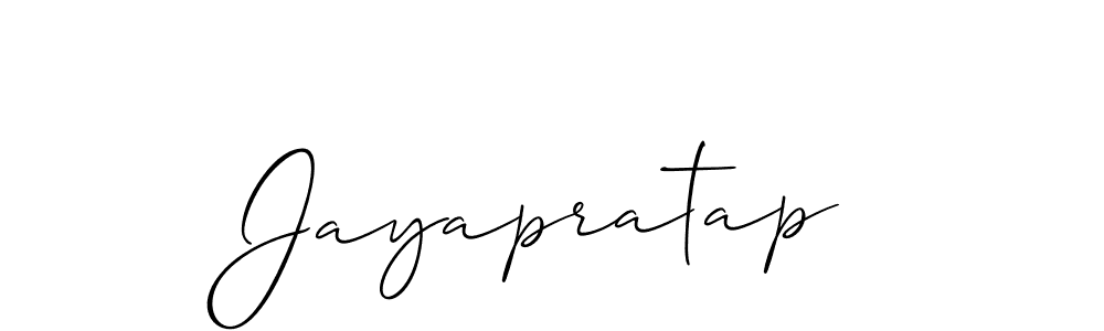 if you are searching for the best signature style for your name Jayapratap. so please give up your signature search. here we have designed multiple signature styles  using Allison_Script. Jayapratap signature style 2 images and pictures png