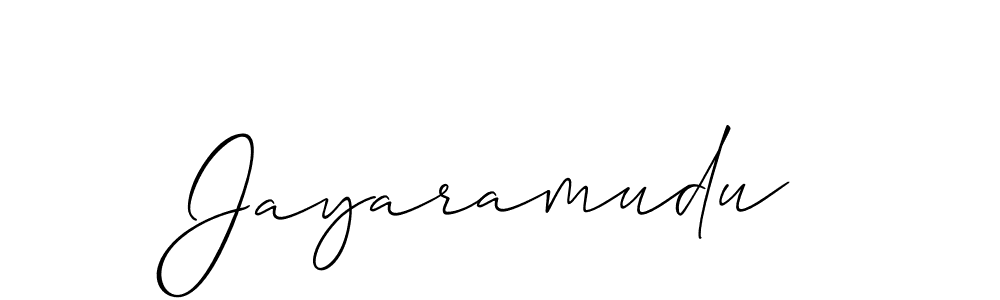 How to make Jayaramudu name signature. Use Allison_Script style for creating short signs online. This is the latest handwritten sign. Jayaramudu signature style 2 images and pictures png