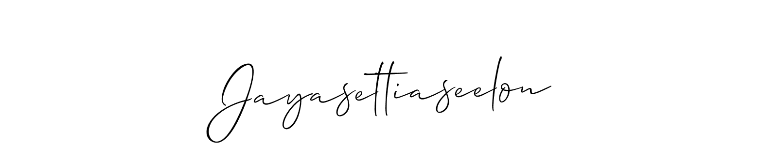 Once you've used our free online signature maker to create your best signature Allison_Script style, it's time to enjoy all of the benefits that Jayasettiaseelon name signing documents. Jayasettiaseelon signature style 2 images and pictures png