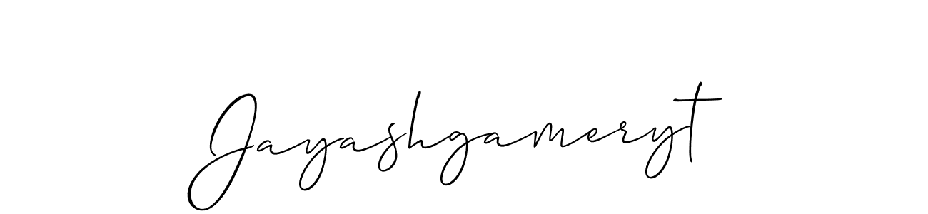 Make a short Jayashgameryt signature style. Manage your documents anywhere anytime using Allison_Script. Create and add eSignatures, submit forms, share and send files easily. Jayashgameryt signature style 2 images and pictures png