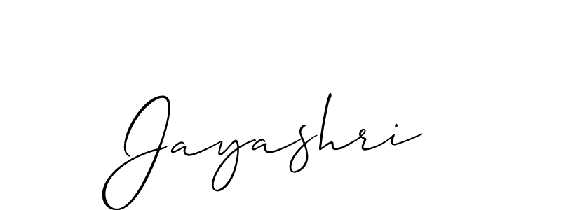 How to Draw Jayashri signature style? Allison_Script is a latest design signature styles for name Jayashri. Jayashri signature style 2 images and pictures png