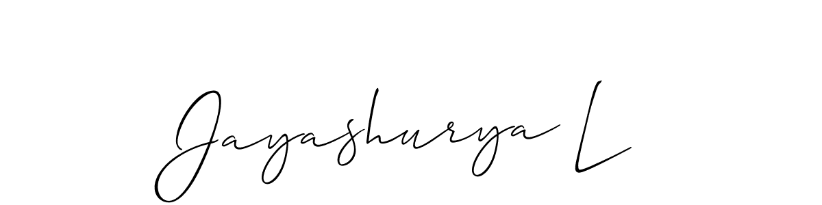 Here are the top 10 professional signature styles for the name Jayashurya L. These are the best autograph styles you can use for your name. Jayashurya L signature style 2 images and pictures png